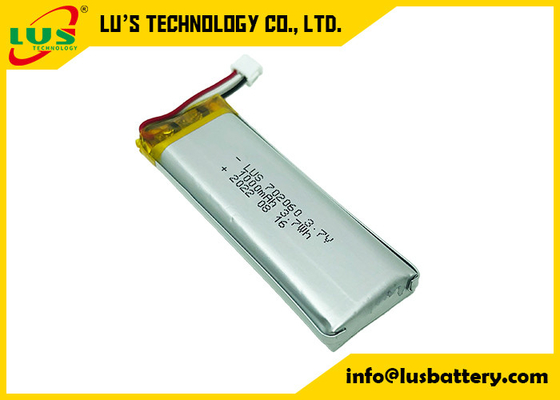 LP702060 Li Ion Polymer Rechargeable Battery 3.7V 1 ah con il PCM per progettazione astuta