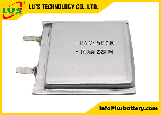 Batteria al litio 3V Ultra Slim Batteries 1700mAh CP404040 batteria al litio metallo cella in soft pack