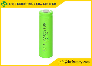 Resistenza interna bassa verde superiore piana della batteria ricaricabile AA1700mah di colore 1,2 V