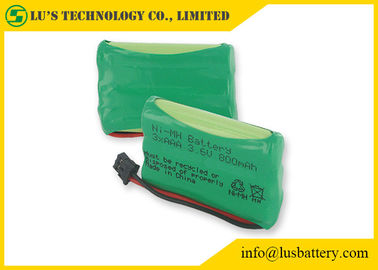 Pacchetto ricaricabile su misura della batteria del nimh della batteria 3,6 V 800mah del telefono del AAA delle batterie di colore NIMH