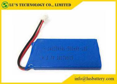 Batteria blu LP482549 del PVC 3,7 V 500mah Lipo 3,7 batteria della batteria 500mah 3.7v del polimero del litio di volt