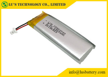 Batteria al litio flessibile eliminabile 3.0V 2300mAh CP802060 con il connettore dei cavi