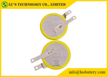 Cellula standard CR2032 della moneta delle batterie 3v delle cellule del bottone del litio di scarico per la chiave