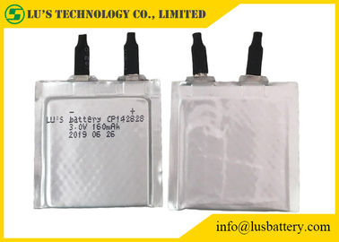 batteria sottile flessibile CP142828 della batteria del manganese del litio di 3v 150mah per l'apparecchio medico