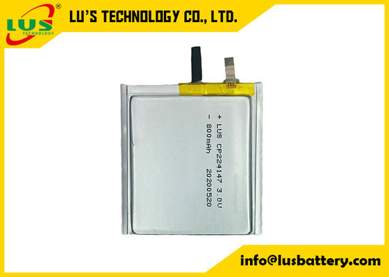 batteria ultra sottile Limno2 Limno2 3.0v di 800mah CP224147 per le carte di identità