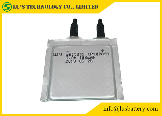 CP142828 Limno2 batterie al litio sottili sottili della batteria 3V 150mah per la carta della metropolitana