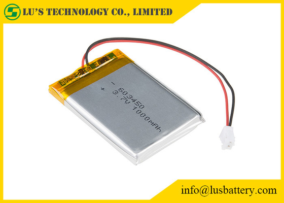 Batterie ricaricabili su misura LP603450 3.7v 1000mah Limno2 di Lipo dei terminali