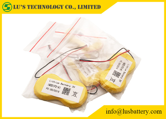 Cavi delle cellule 3V CR2450 65mm del bottone del litio dei terminali di JST per l'etichetta di RFID