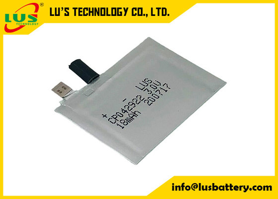 Non batteria ultra sottile CP042922 3V 18mAh di inquinamento per gli smart card