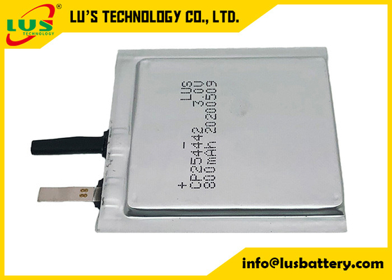 Batteria ultra sottile della batteria CP254442 800mah Lipo di 3.0V LiMnO2 per il dispositivo della serratura di RFID