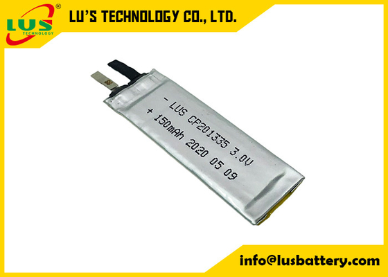 cellule flessibili Limno2 dello Smart Watch di Ion Battery For Hoverboard CP201335 del litio di 3V 150mAh