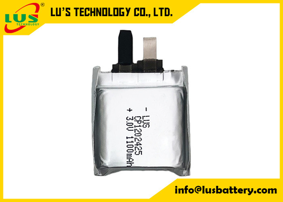 Batteria sottile 3v 1100mah della carta di identità della batteria CP1202425 del manganese del litio delle cellule