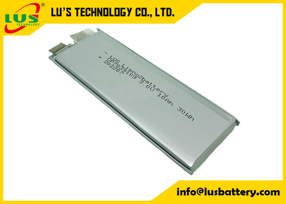 Batteria al litio piana ultra sottile delle cellule 10ah CP8040112 di CP7839109 3.0V per il monitoraggio di logistica