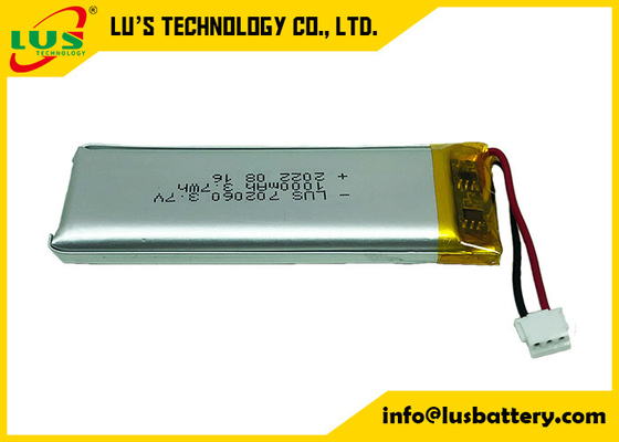 Capacità elevata ultra sottile della batteria 3.7V del polimero del litio LP702060 per Mini Printer