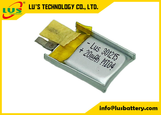 Batteria ultra sottile ricaricabile 8mah - cellula di Lipo del polimero del litio di 110mah 3.7v