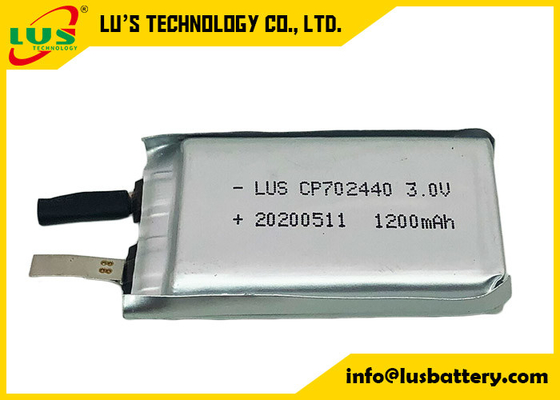 Batteria ultra sottile LiMnO2 1200mah 3.0Volt di RFID CP702440 CP702242