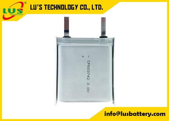 Batteria flessibile a ioni di litio da 3,0 V per dispositivi digitali CP603147 LiMnO2 Batteria a celle ultra sottili 3 V CP603147