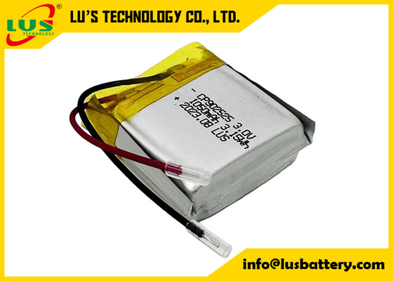CP902525 Diossido di litio e manganese 3V Batteria a sacchetto 3.0v 1050mah CP1002525 Batterie sottili non ricaricabili