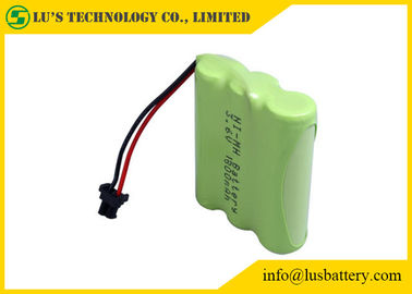 Resistenza interna bassa del nimh della batteria 1800mah 3,6 di volt NIMH del pacchetto ricaricabile ricaricabile della batteria