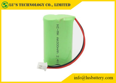 Densità di alta energia della batteria ricaricabile di NIMH AA300mah 1,2 V con i cavi/connettore