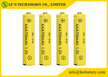 Ampia gamma di temperature delle batterie ricaricabili professionali di NICD AAA 700mah
