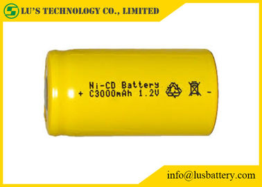 La batteria ricaricabile al cadmio-nichel di NI-CD 1.2V C3000mah ha personalizzato il colore
