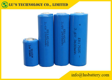 Colore del blu della batteria al litio della batteria 3.6V del cloruro di tionile del litio di forma del cilindro