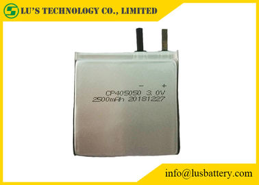 LiMnO2 la batteria esile CP405050 2400mAh 2500mAh 3v assottiglia la cellula