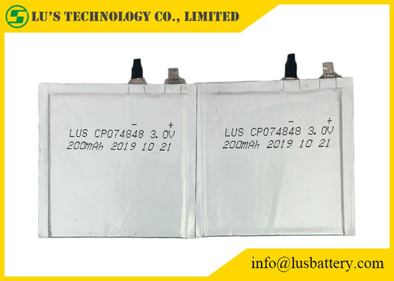 Batterie del litio Limno2 di CP074848 200mah 3.0V per la carta di identità