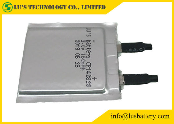 batteria sottile flessibile della batteria CP142828 del manganese del litio di 3v 150mah
