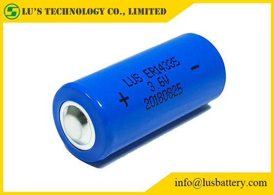 Cilindro di conteggio pratico della batteria Er14335 del litio LiSOCl2 per i rivelatori di terremoto