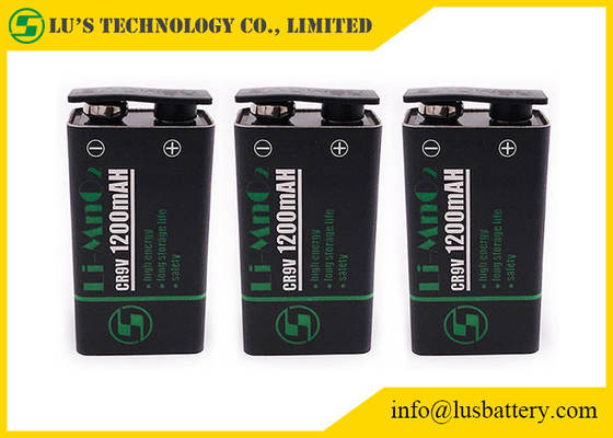 Batteria eliminabile Limno2 CR9V 1200mAh 9.0V del diossido del manganese