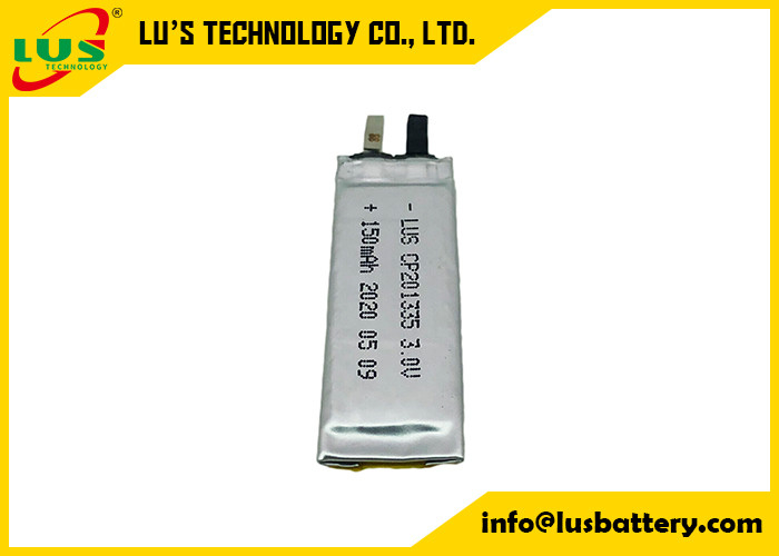 Leggermente 3,0 litio Ion Battery Non Rechargeable Type di V 150mah Cp201335