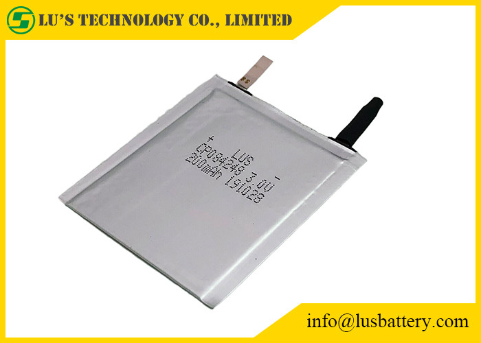 Batteria 3.0v 200mah CP084248 del manganese del litio di imballaggio flessibile per l'etichetta astuta monitorabile