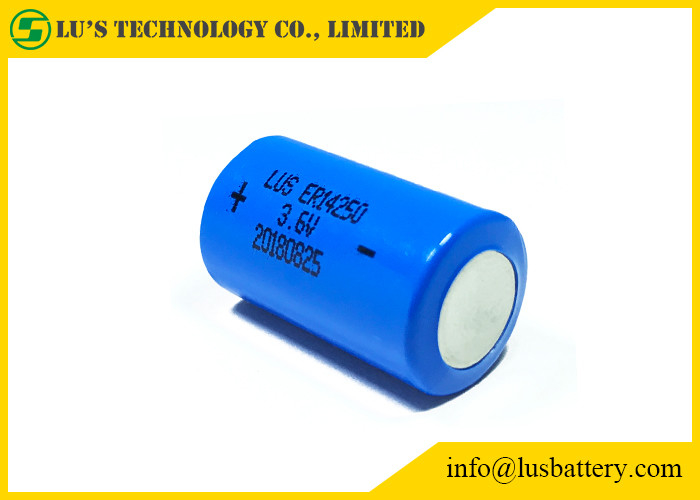 ER14250 pacchetto non ricaricabile della batteria di dimensione 1200mAh Lisocl2 della batteria al litio 3,6 V 1/2 aa