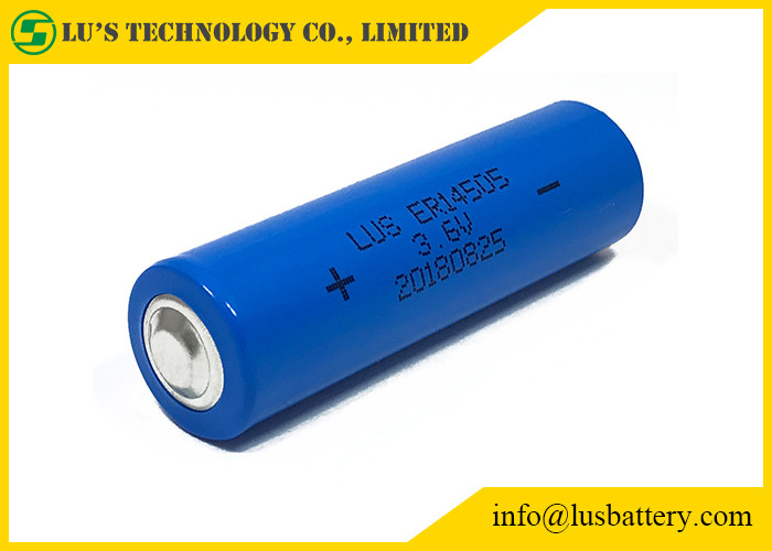 Batteria a spirale del cloruro di tionile del litio della batteria al litio 2400mah delle cellule ER14505 aa 3,6 V