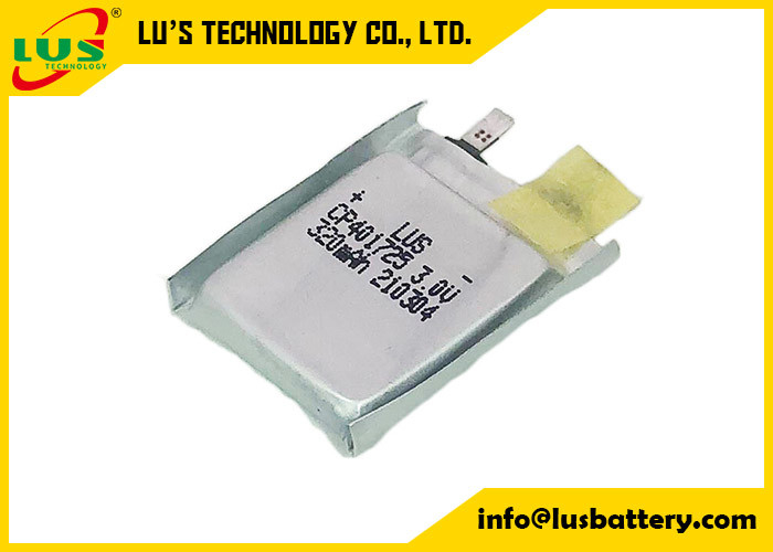 Batteria del polimero del litio della batteria 3.0V CP401725 delle cellule LiMnO2 del sacchetto di GPS per il montaggio del PWB
