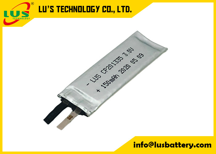 cellule flessibili Limno2 dello Smart Watch di Ion Battery For Hoverboard CP201335 del litio di 3V 150mAh