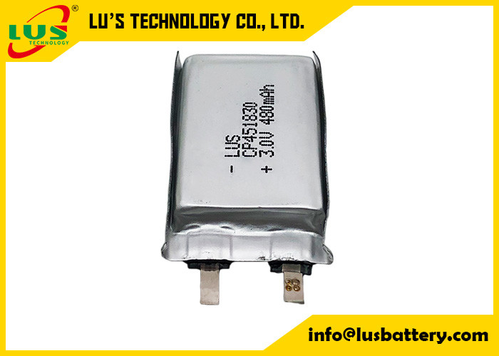 batteria non ricaricabile 451830 del polimero della batteria CP451830 di 3v Li-MnO2 per le finestre astute