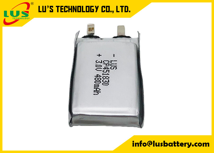 batteria non ricaricabile 451830 del polimero della batteria CP451830 di 3v Li-MnO2 per le finestre astute