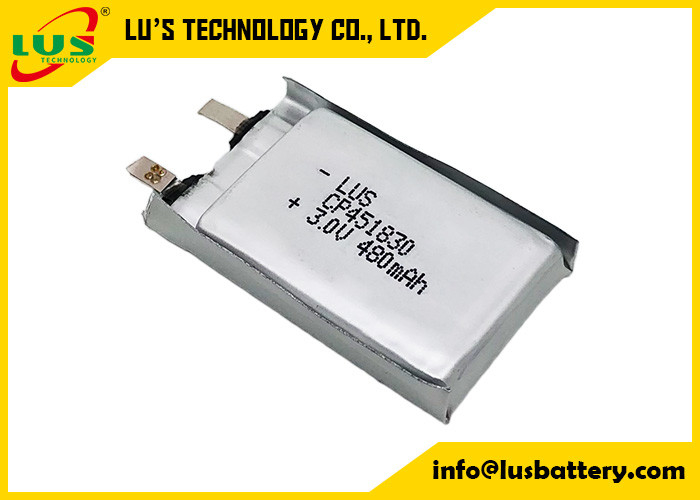 batteria non ricaricabile 451830 del polimero della batteria CP451830 di 3v Li-MnO2 per le finestre astute