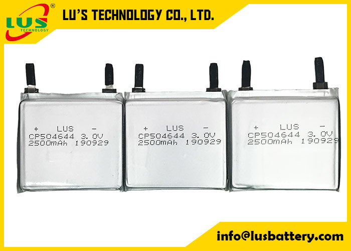 Batteria ultra sottile primaria delle cellule 3V 2500mAh al litio CP504644 per i prodotti IOT