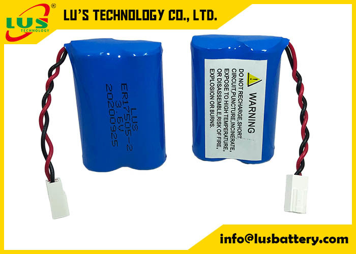 Dimensione della batteria 6800mah del cloruro di tionile del litio ER17505 3.6V una batteria al litio