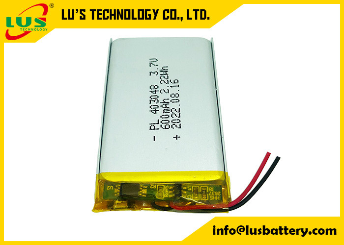Bordo flessibile di protezione della batteria 600mah PCBA del polimero di LP403048 3.7V Li per il dispositivo portatile