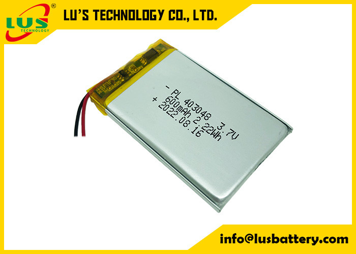 Bordo flessibile di protezione della batteria 600mah PCBA del polimero di LP403048 3.7V Li per il dispositivo portatile