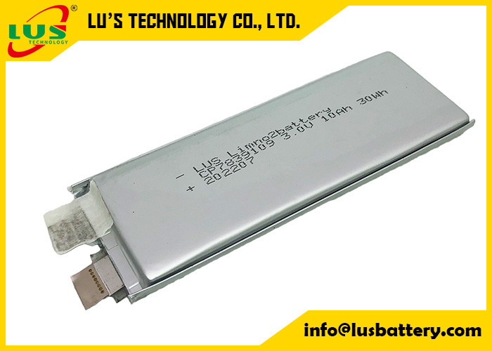Batteria al litio piana ultra sottile delle cellule 10ah CP8040112 di CP7839109 3.0V per il monitoraggio di logistica