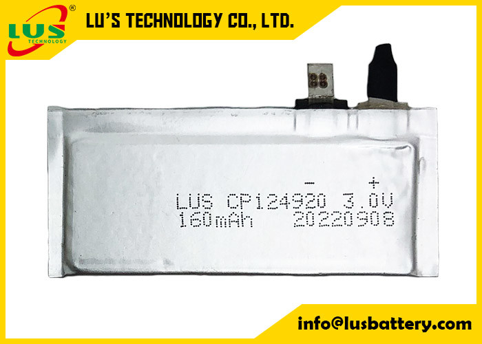 Batteria molle ultra sottile del diossido del manganese del litio della batteria di Li Mno 2 del pacchetto di CP144920 150mah 3v