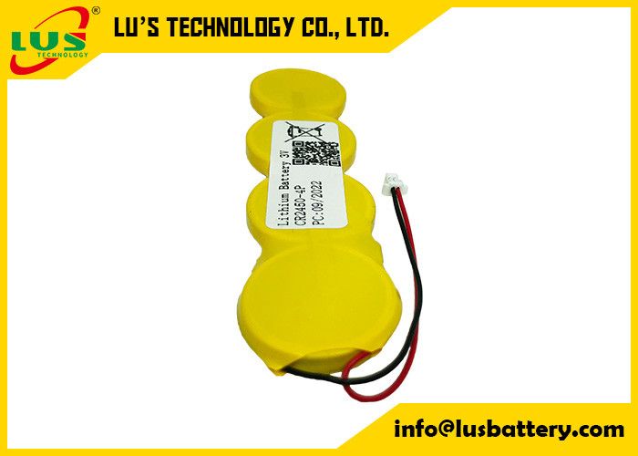 Le batterie del bottone del litio di CR2450 2400mah 3v coniano il pacchetto delle cellule per le etichette astute