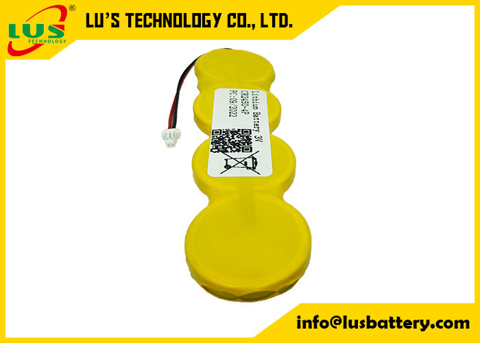 Le batterie del bottone del litio di CR2450 2400mah 3v coniano il pacchetto delle cellule per le etichette astute