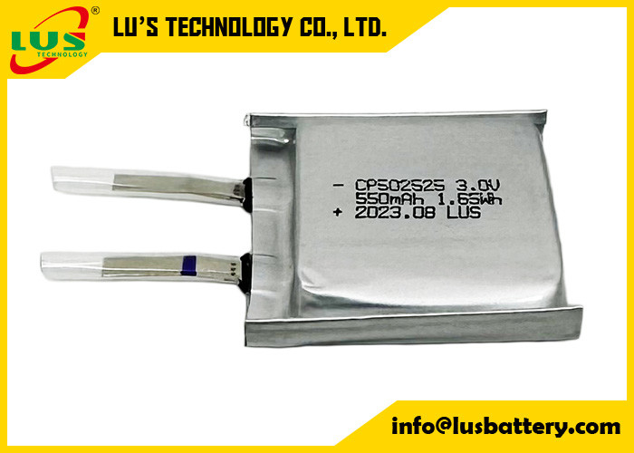 Batteria primaria 550 Mah Lithium Battery Non-Rechargeable Battery della batteria al litio CP502525 3v Li-MnO2 per il giocattolo elettronico